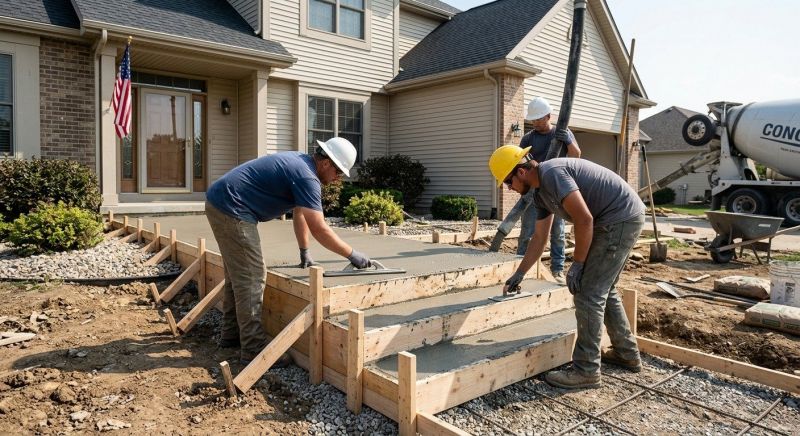 Concrete Driveways and Slabs Installation
