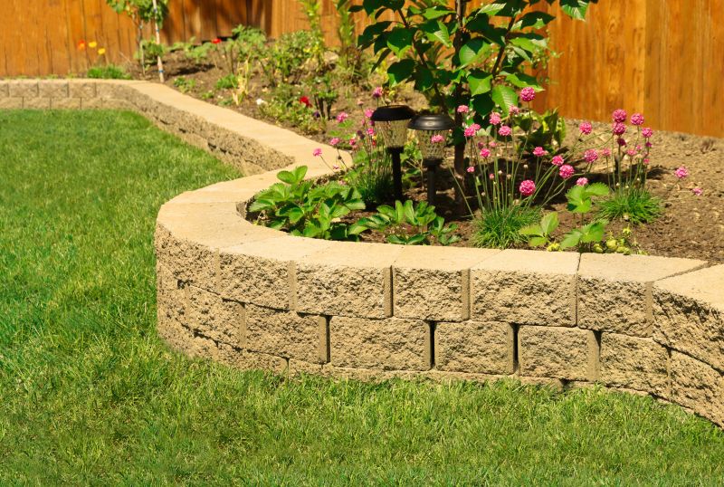 Flowerbed Edging Installation detail